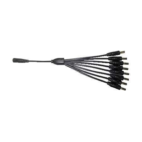 CAVETTO SPLITTER DI ALIMENTAZIONE 1 INGR 8 USCITE