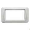 PLACCA 4 POSTI BIANCO NUVOLA TOP SYSTEM GEWISS