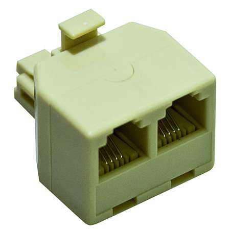 ADATTATORE MODULARE PLUG RJ11 1 SP/2 PR 6P/4C