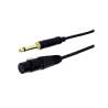 CAVO MICROFONICO SPINA 6,3MM MONO PRESA XLR 3 MT