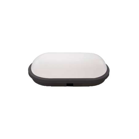 PLAFONIERA OVALE A LED DA ESTERNO IP65 15W ANTRACI