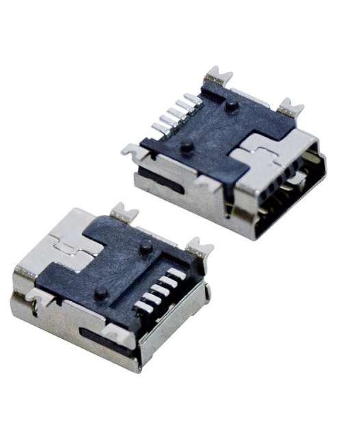 PRESA MINI USB DA PANNELLO CON TERMINALI C.S.
