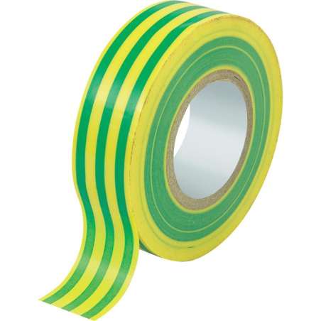 NASTRO ISOLANTE 0.15X19X25 GIALLO VERDE