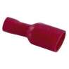 FASTON FEMMINA 6,3MM TOTALMENTE ISOLATO ROSSO