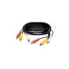CAVO AUDIO-VIDEO 3 RCA GOLD 1.5MT