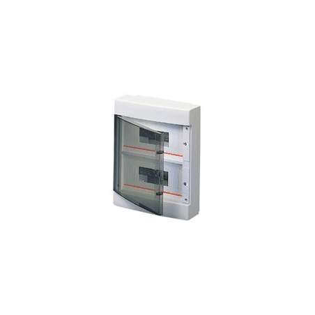 CENTRALINO DA PARETE 24 MODULI PORTA TRASPARENTE