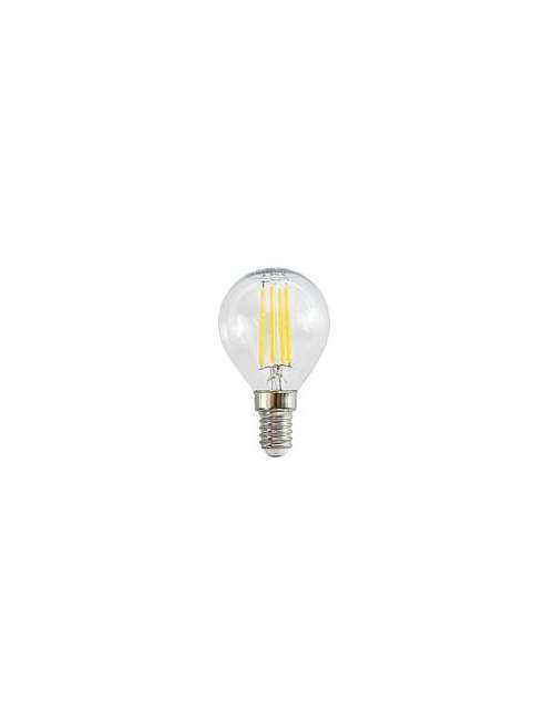 LAMPADA A LED FILAMENTO MINISFERA E14 4W LUCE CALD