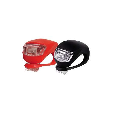 KIT 2 LUCI A LED IN SILICONE PER BICICLETTE