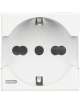 PRESA SCHUKO 2P+T 16A 250 VAC BIANCA AXOLUTE