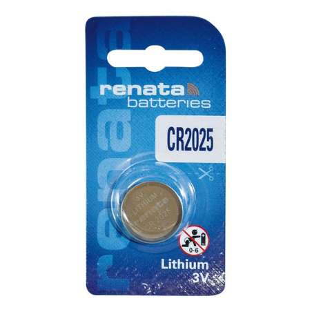 BATTERIA BOTTONE LITIO CR2025R 3V RENATA