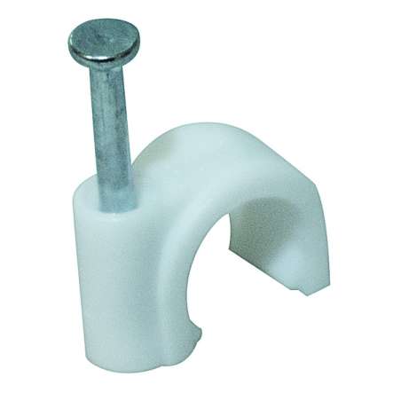 ISOLATORE FISSACAVO DIAM. 7-8 IN KIT 100PZ BIANCHE