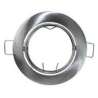 SUPPORTO ROTONDO PER PAR16 ED MR16 SATINATO