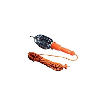 LAMPADA DA LAVORO PORTATILE E27 60W CON CAVO 10 MT