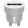 ADATTATORE DA SPINA SCHUKO 16A A PRESA10-16A BIVAL