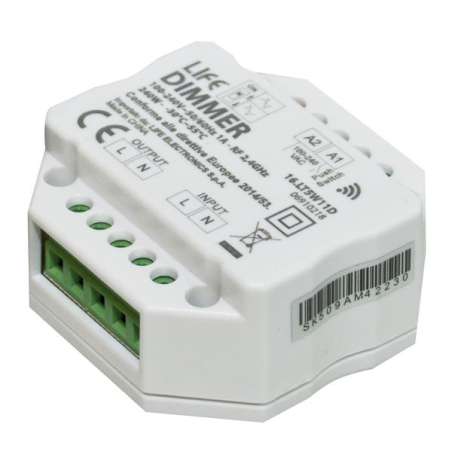 DECODER DA RF 2,4GHZ A DIMMER TRIAC 100-240V