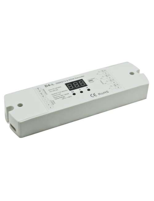 DECODER DA DMX512 A CONTROLLER RGBW 12V(240W)/24V