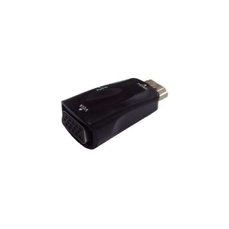 CONVERTITORE DA HDMI A VGA CON AUDIO MINI