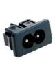 SPINA DA INCASSO BIPOLARE SNAP-IN 2,5A 250V VDE UL