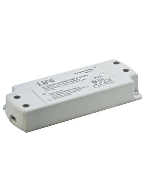 ALIMENTATORE SWITCHING 12V 15W 1,25A IP20