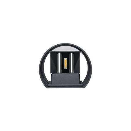 PUNTO LUCE DA PARETE A LED ROTONDO 7W IP54 220V