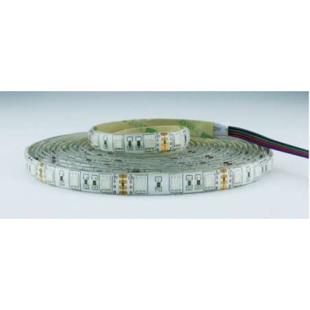 STRISCIA LED 24V 14,4W/M IP65 RGB 5050 60LED/MT