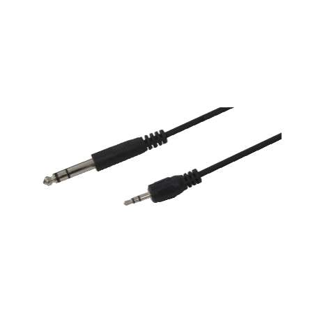CAVO AUDIO SPINA JACK 3,5MM ST .SPINA JACK 6,3 ST.