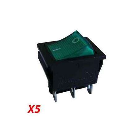 INTERRUTTORE SWITCH ON/OFF 4P 16A 250VAC LUMINOSO
