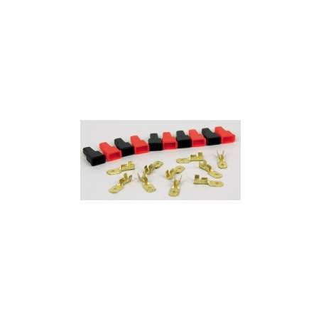 KIT 10 FASTON MASCHIO CON COPRIFASTON PASSO 6,3MM
