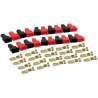 KIT 20 FASTON MASCHIO CON COPRIFASTON PASSO 6,3MM