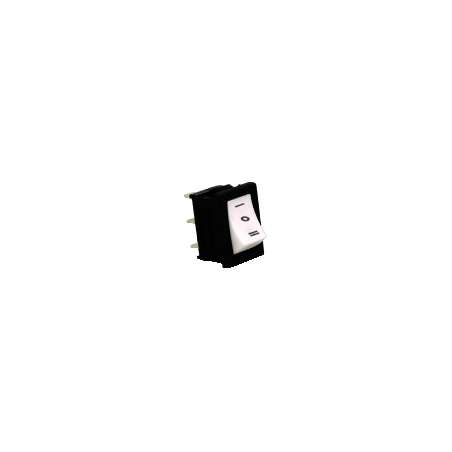 DEVIATORE UNIPOLARE A BILANCIERE BIANCO ON-OFF-ON