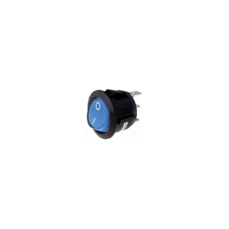 INTERRUTTORE UNIPOLARE A BILANCERE LUMINOSO BLU
