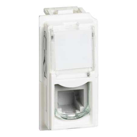 CONNETTORE RJ11 1 MODULO BIANCO LIVING NOW