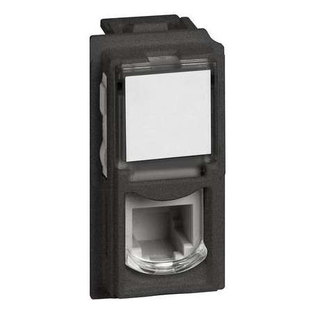 CONNETTORE RJ11 1 MODULO NERO LIVING NOW