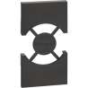 COVER X PRESE STANDARD 2 MODULI NERO LIVING NOW
