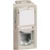 CONNETTORE RJ11 1 MODULO SABBIA LIVING NOW