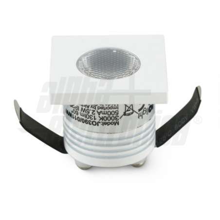 FARETTO LED DA INCASSO 2,5W 500MA LUCE CALDA