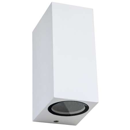 APPLIQUE IN ALLUMINIO IP54 PER 2 LAMPADE GU10 LED