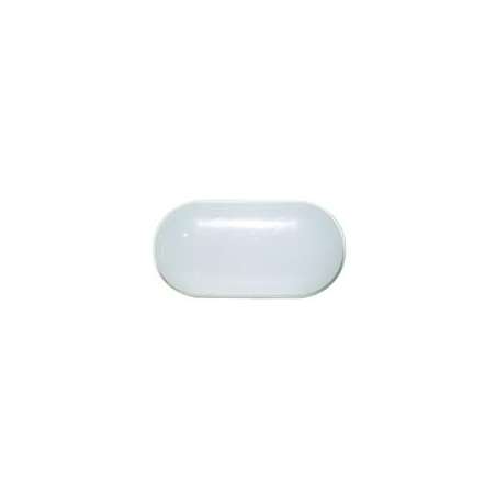 PLAFONIERA A LED OVALE 8W IP65 LUCE CALDA