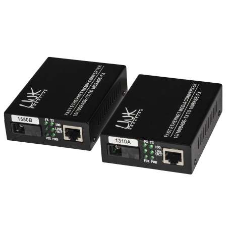 CONVERTITORE RJ45 FIBRA OTTICA SC 10/100MBPS