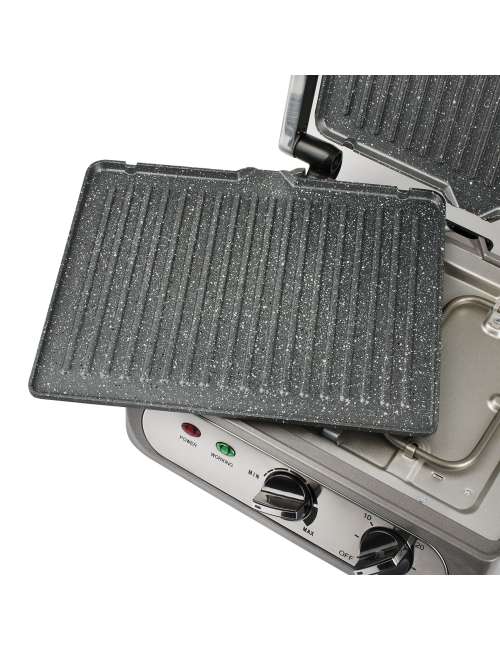 BISTECCHIERA ELETTRICA A CONTATTO 2000W CON PIASTR