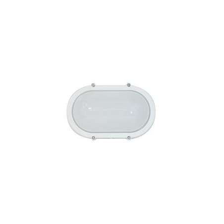 PLAFONIERA A LED OVALE IP65 12W L. NATURALE CON