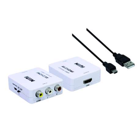 HDMI CONVERTITORE DA A/V(CVBS) AD HDMI (TIPO MINI)