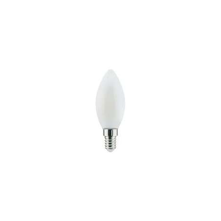 LAMPADA A LED CANDELA FILAMENTO MILKY E14 6W