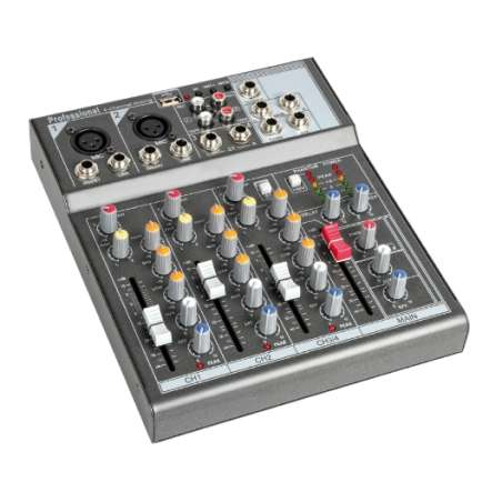 MIXER AUDIO STEREO 4CH USB MP3