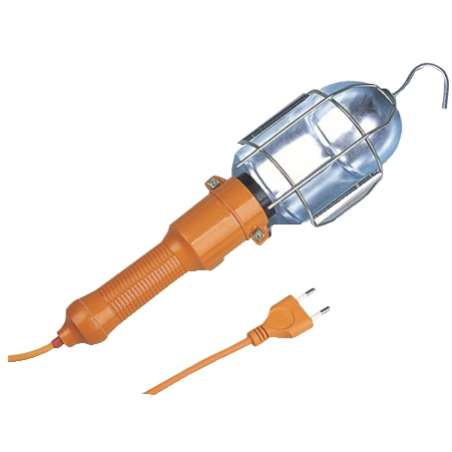 LAMPADA DA LAVORO PORTATILE E27 60W CON CAVO 5 MT