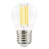 LAMPADA LED FILAMENTO TRASPARENTE E27 6W 2700K