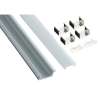 KIT PROFILO ALLUMINIO DISSIPATORE DA INCASSO 2M