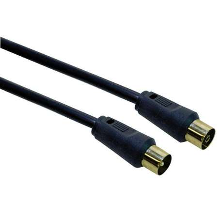 CAVO ANTENNA TV SPINA/SPINA 1,5 MT NERO GOLD