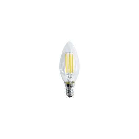 LAMPADA A LED CANDELA E14 4W 220V LUCE CALDA
