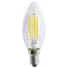 LAMPADA A LED CANDELA E14 4W 220V LUCE CALDA